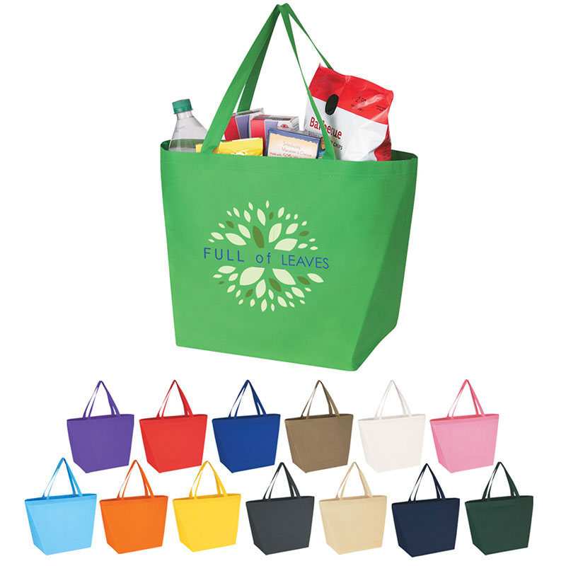 BUDGET NON WOVEN SHOPPER TOTE - Logo Products for Camps