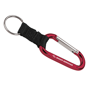 ENGRAVED CARABINER WITH STRAP  