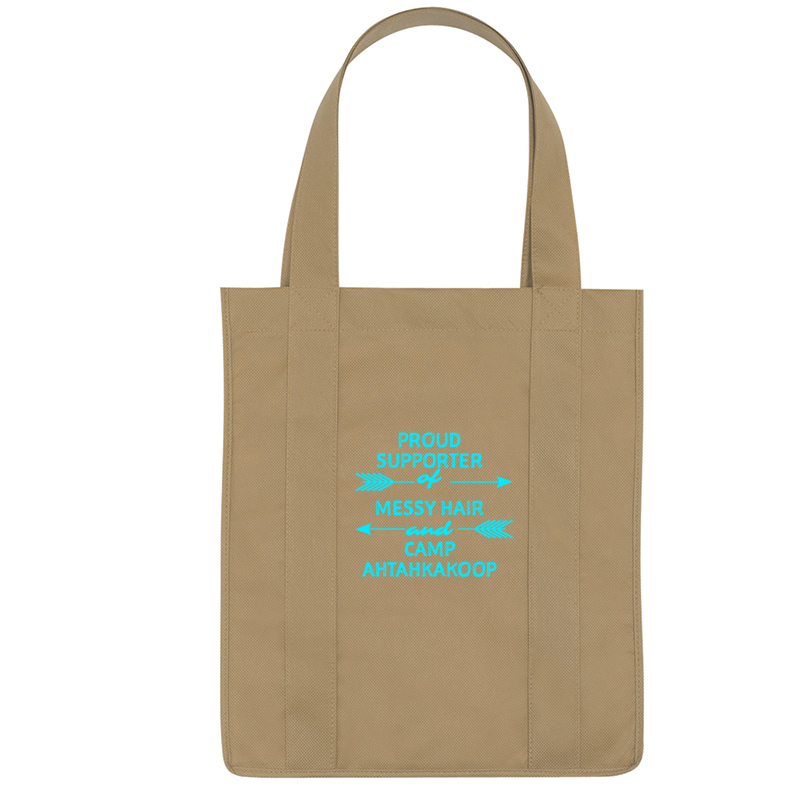 RUGGED NON WOVEN SHOPPER TOTE - Logo Products for Camps