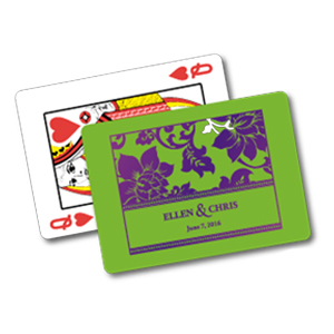 PLAYING CARDS WITH FULL COLOR LOGO