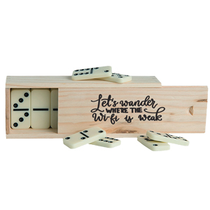 WOODEN BOXED DOMINOES